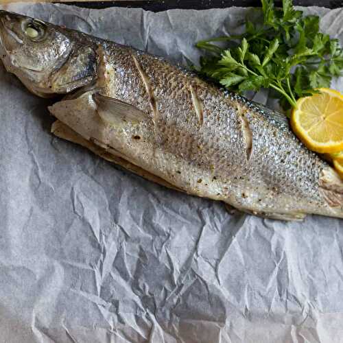 Baked Sea Bass in Foil - Firinda Levrek