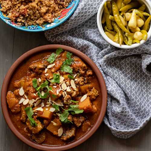 Slow Cooked Lamb Tagine With Apricots