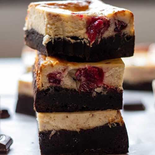 Cranberry Cheesecake Brownies