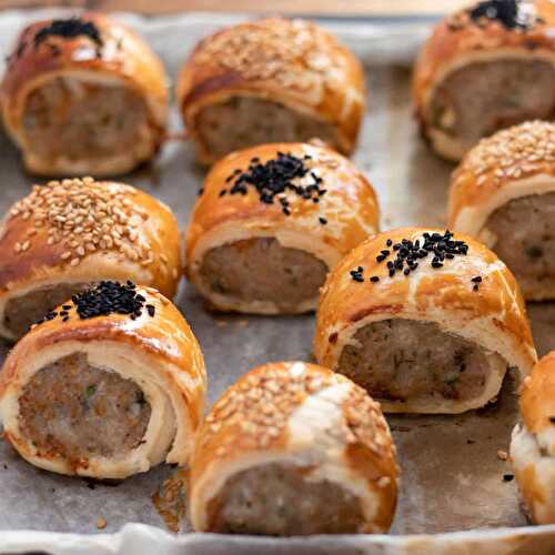 Shortcrust Pastry Mini Sausage Rolls