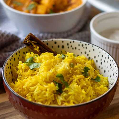 Yellow Rice (Indian Turmeric Pilau Rice)