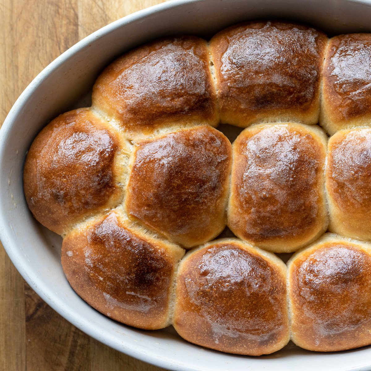 Homemade Sourdough Dinner Rolls