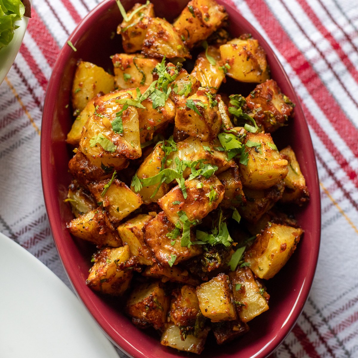 Batata Harra (Lebanese Potatoes)