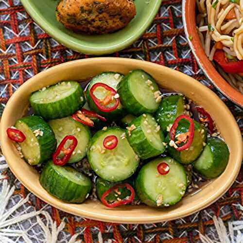 Asian Din Tai Fung Cucumber Salad
