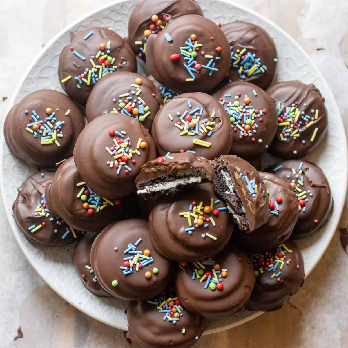 Oreos Covered in Chocolate