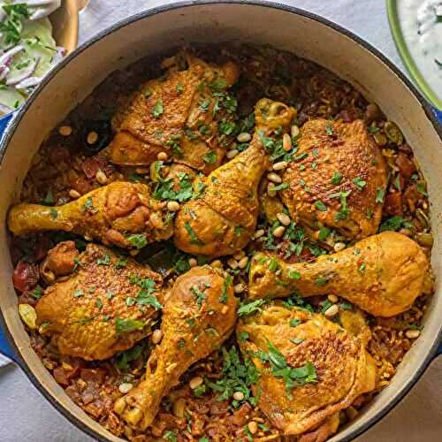 Arabian Chicken Kabsa - Machboos