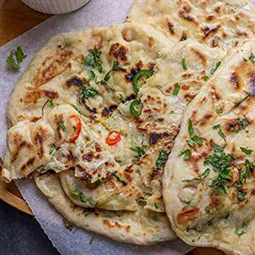 Bullet Naan - Spicy Indian Flatbread With Cheese