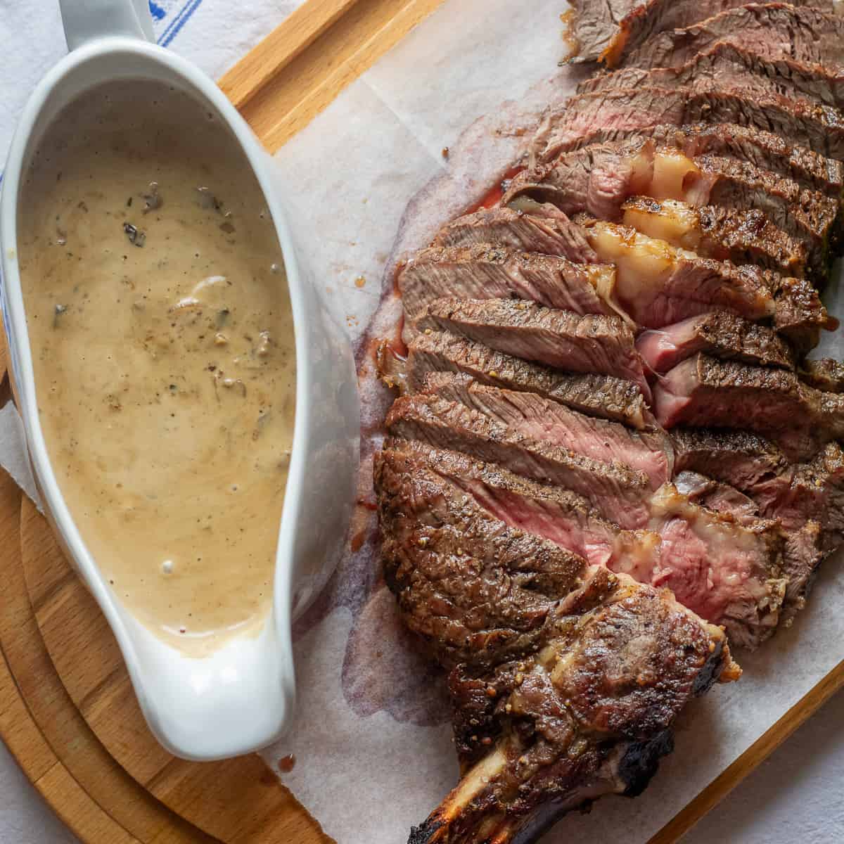 Creamy Mushroom Sauce for Steak