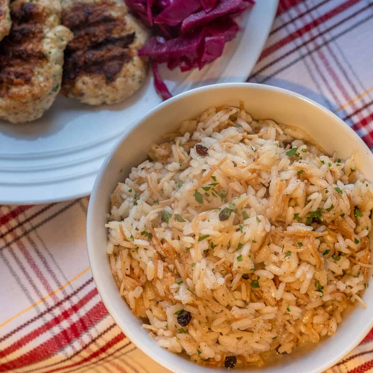 Lebanese Rice Pilaf with Vermicelli