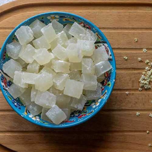 Homemade Elderflower Turkish Delight (Lokum)