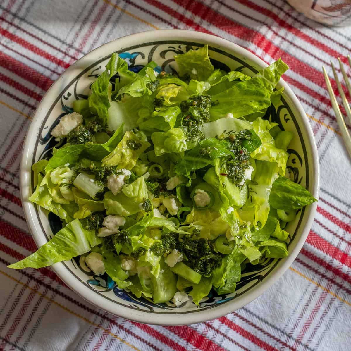 Greek Lettuce Salad (Maroulosalata)