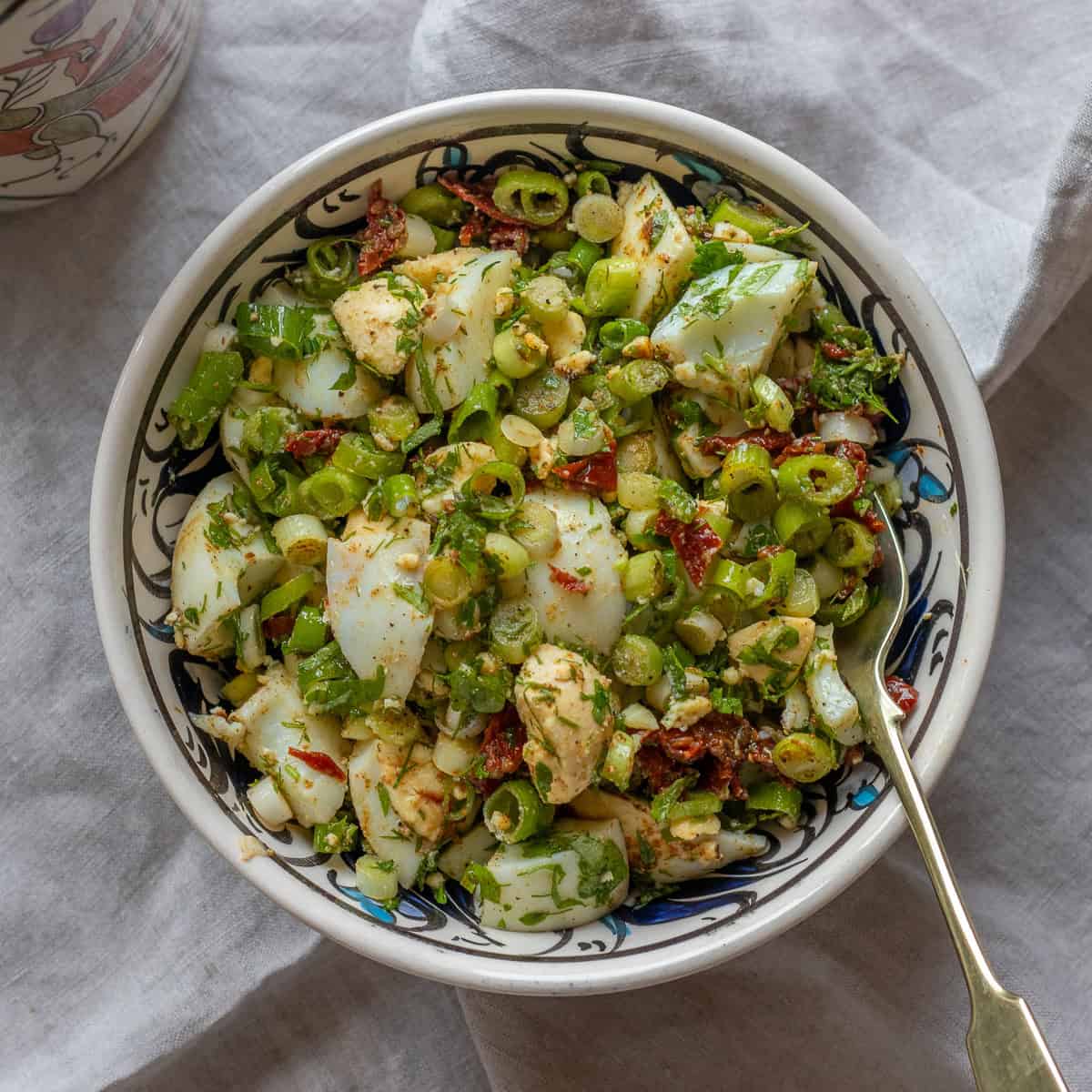 Healthy Mediterranean Egg Salad