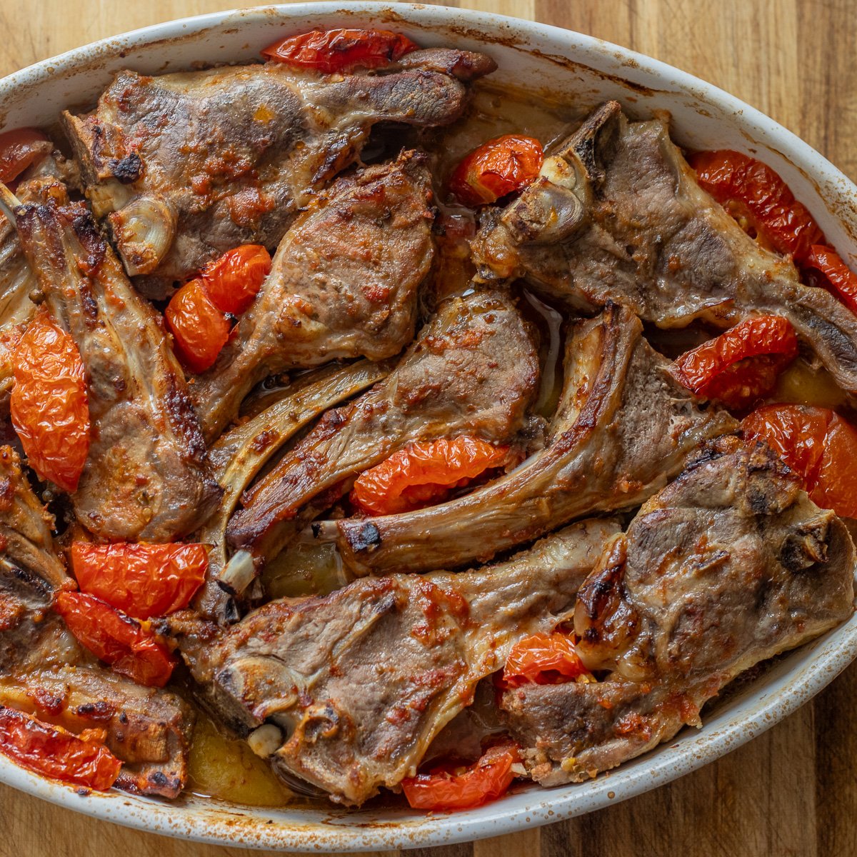 Baked Lamb Chops - Firinda Kuzu Pirzola