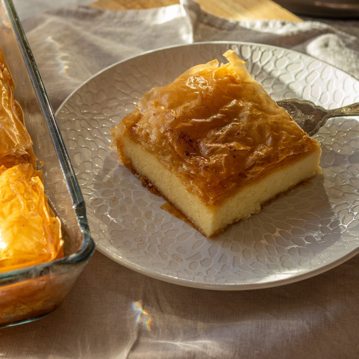 Galaktoboureko - Greek Dessert with Custard