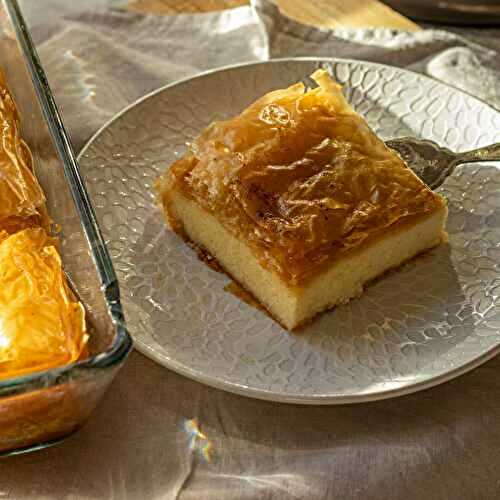 Galaktoboureko - Greek Dessert with Custard