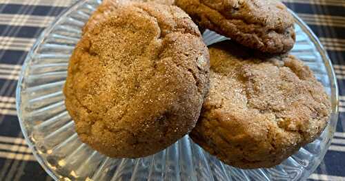 Apple Butter Cookies . . . soft and chewy and reminding us that fall is just around the corner