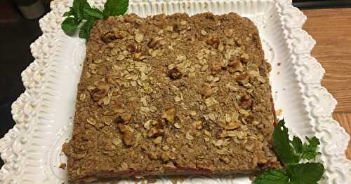 Applesauce Oatmeal Bars – a red hot recipe! 