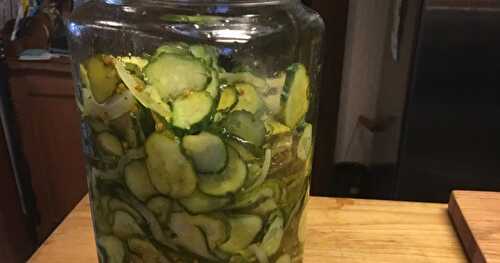 Bread & Butter Pickles, Refrigerator-style