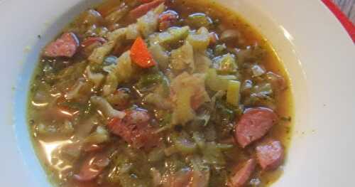 Cabbage Kielbasa Soup