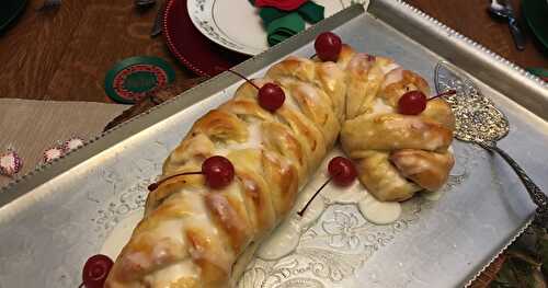 Candy Cane Coffee Cakes