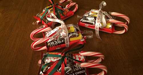 Candy-filled Santa Sleigh — Ho Ho Ho!