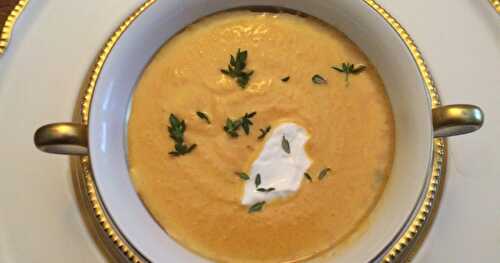 Carrot Soup for Easter – every bunny is going to love this!