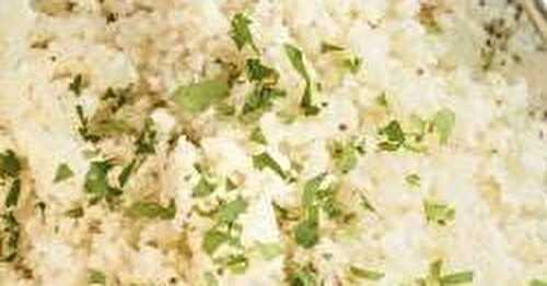 Cauliflower "Rice" Substitute