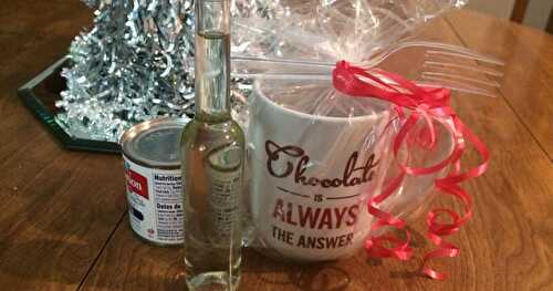 Chocolate Cake in a Mug -- another Mrs. Claus project