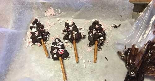 Chocolate Peppermint Christmas Trees