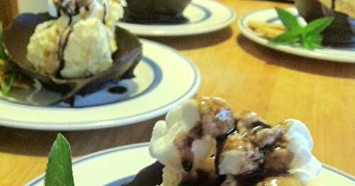 Cooking with Erin: S’more Sundae w/ Edible Chocolate Bowl