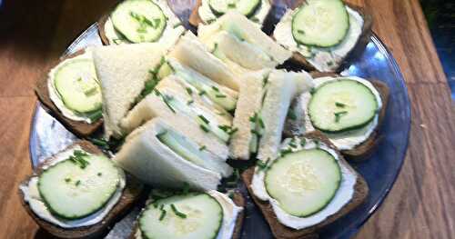 Cool as a CucumberTea Sandwiches 
