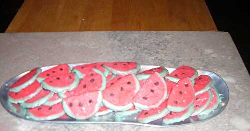 Cute Little Watermelon Cookies