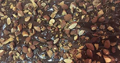 Dark Chocolate-Almond & Craisin Bark