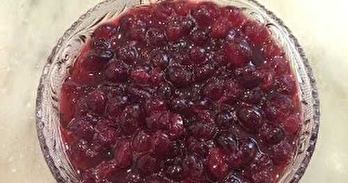 "Drunken" Brandied Cranberries