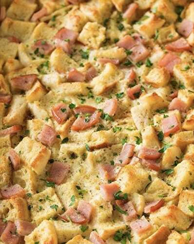 Eggs Benedict Casserole  with make-ahead directions