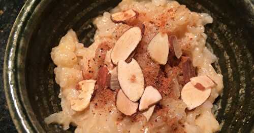 Electric Pressure Cooker—Almond Spiced Rice Pudding