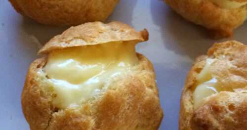 French-born delicacy . . . crisp and hollow — CREAM PUFFS