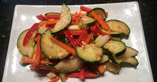Fresh Cucumber & Veggie Kimchi 