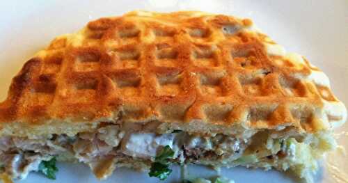Fried Chicken Salad on Pecan-Maple Waffles, or use to top crackers or . . .