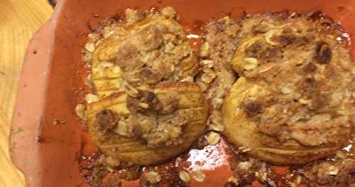 Hasselback Apples for 2 — YUM!