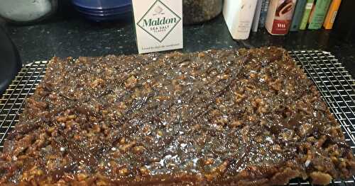 Honey of a Recipe—Salted Honey Walnut Bars