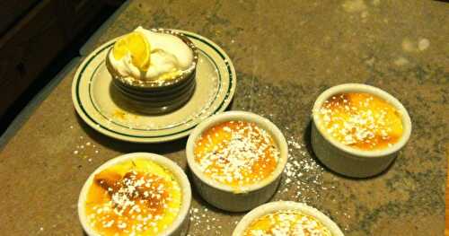 IIndividual Lemon Pudding Cakes — looking forward to spring