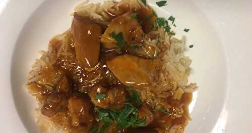 Instant Pot Honey Bourbon Chicken from KANSAS! Magazine