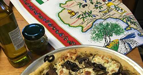 Italian Pizza with pesto & truffle oil