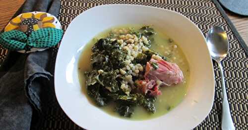 Kale with Smoked Ham Hocks