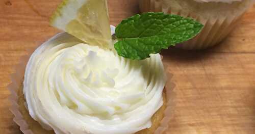 Luscious Lemon Cupcakes with Tangy Lemon Frosting— More 90th birthday party fare