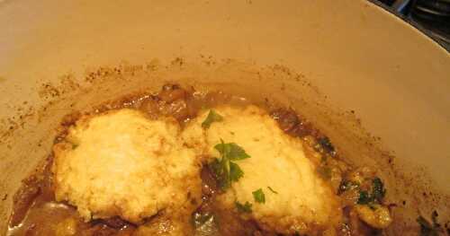 MAKING THE MOST OF LEFTOVERS!  Beef Stew with Homemade Dumplings