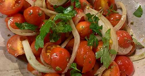 Marinated Cherry Tomato Salad