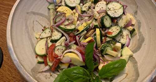 Marinated Summer Squash Salad
