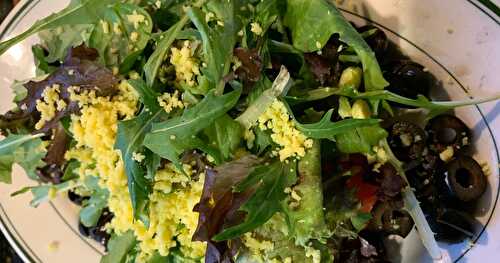 Mimosa Salad w/ Sunflower Oil Dressing 